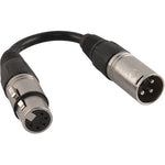 CHAUVET DJ 5-Pin Female to 3-Pin Male DMX Cable (6")