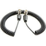 SHAPE Coiled SDI Cable with Right Angle Connectors
